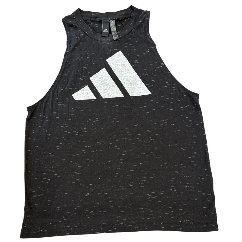 Adidas‎ Womens Sleeveless Logo Tank Black Large (Preloved)